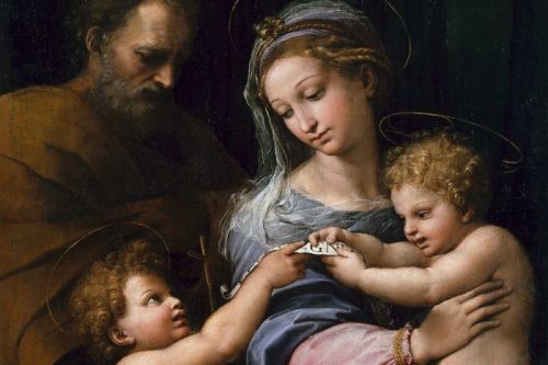 Image of Raphael's Holy family at www.abc.net.au
